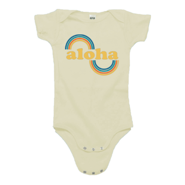 Infinite Aloha Organic Onesie